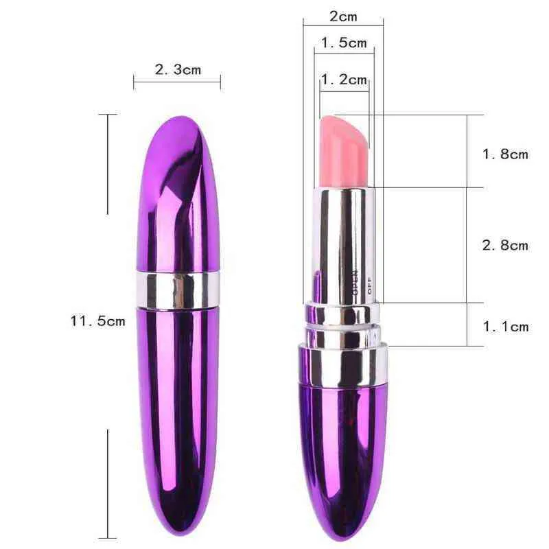 NXY Vibratoren Sexy Lippenstift Bullet Vibrator für Frauen Klitoris Stimulator Vibrierende Dildos Anal Plug Female Se_voghion.com