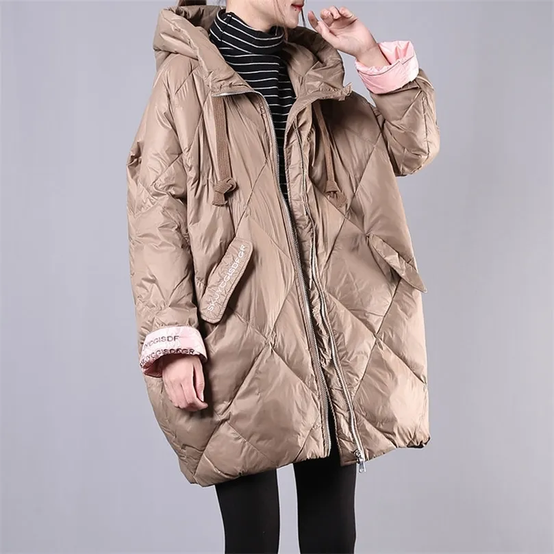 Manteau d'hiver épais pour femme manteau de veste pour femme à capuche ample manteau pour femme grande taille veste femme Casaco Feminino Parkas 201126