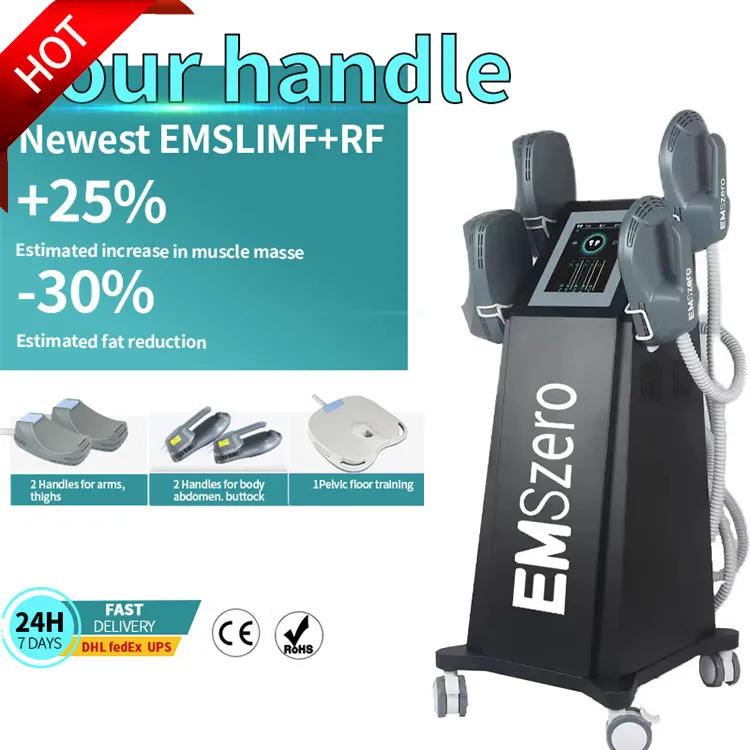 2022 RF slimming machine HI-EMT TESLA body shaping EMS sculp build Muscles sculpting Muscle Stimulator weight loss beauty salon equipment