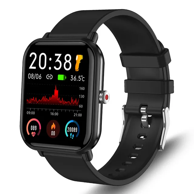 2022 NOWOŚĆ SMART WATNIE DAMY Pełny dotyk Sport Fitness Watch IP67 Waterproof Bluetooth dla Android iOS Smartwatch Men Q9pro