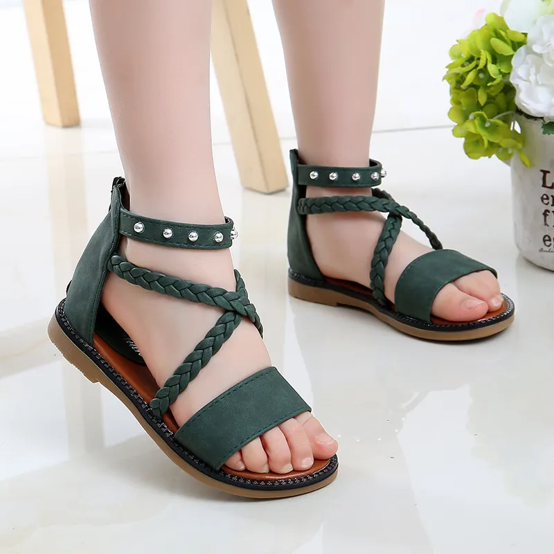 Kid Shoes Flat Summer Girls Sandals Big Kids Little Girl Princess