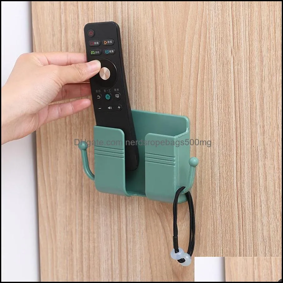 storage rack Original wall-mounted remote control TV air conditioning board box bedside mobile phone charging bracket