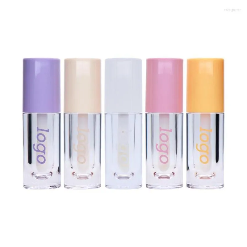 Lip Gloss Big Brush Doe Foot Applicator Lipgloss Tube Custom Logo Cute