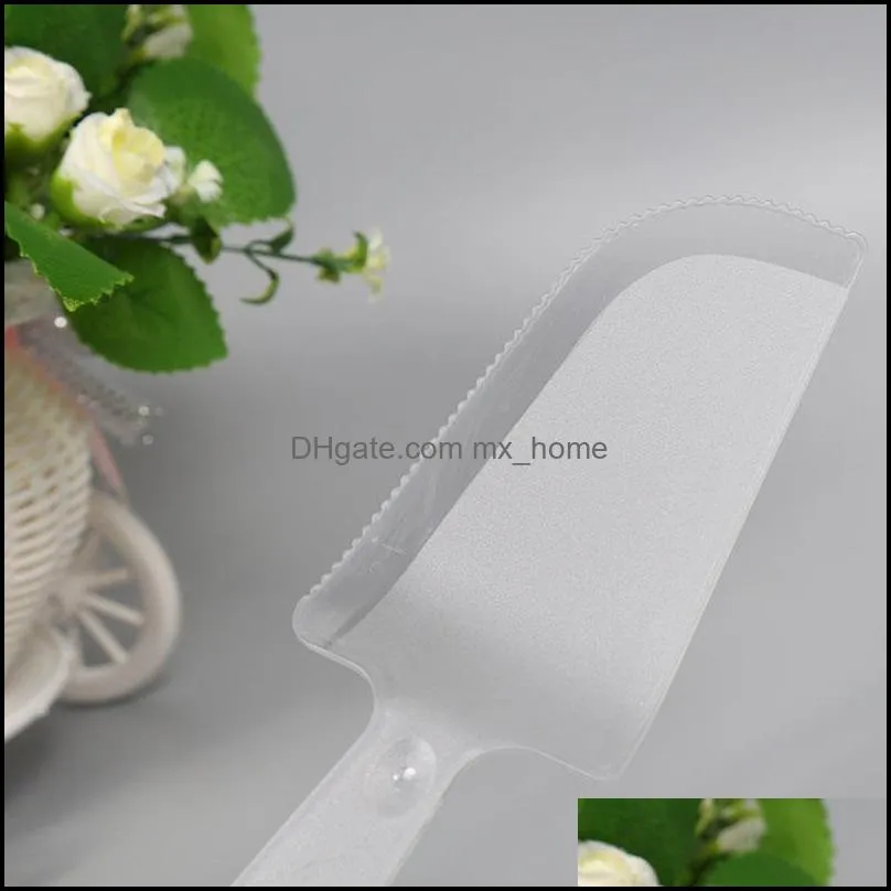 Solid serrated plastic cake knife bread knife special knives for the cake shop baking accessories ZA6776