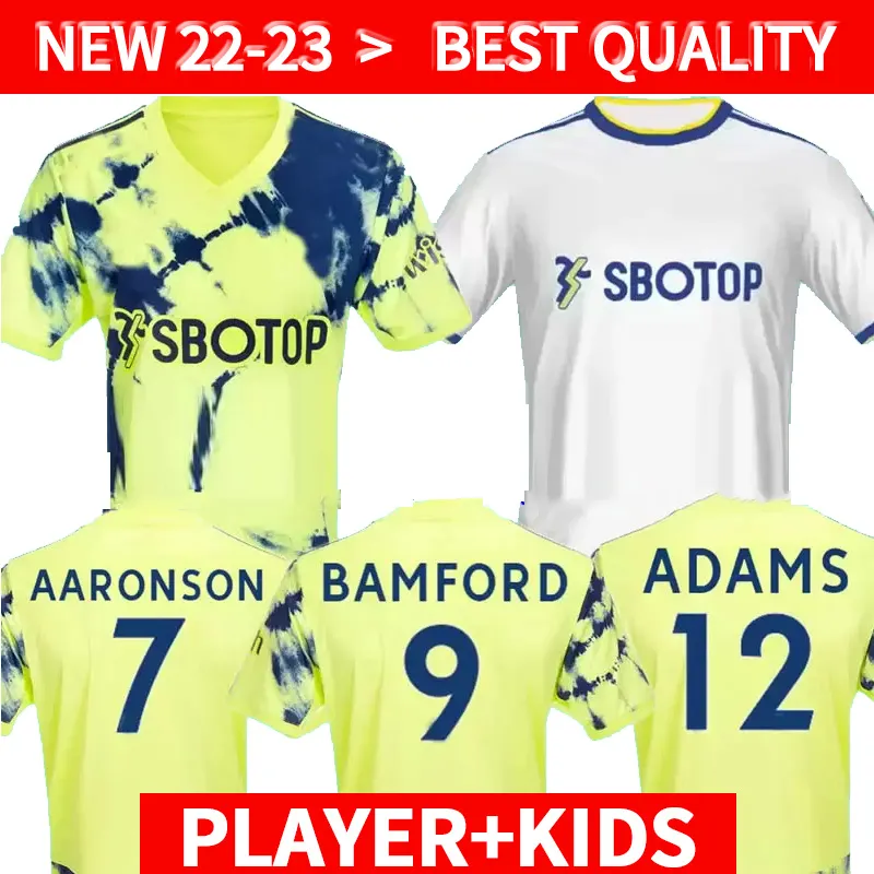 22 23 BAMFORD Soccer Jerseys Adams Aaronson Leeds Unitedes HARRISON