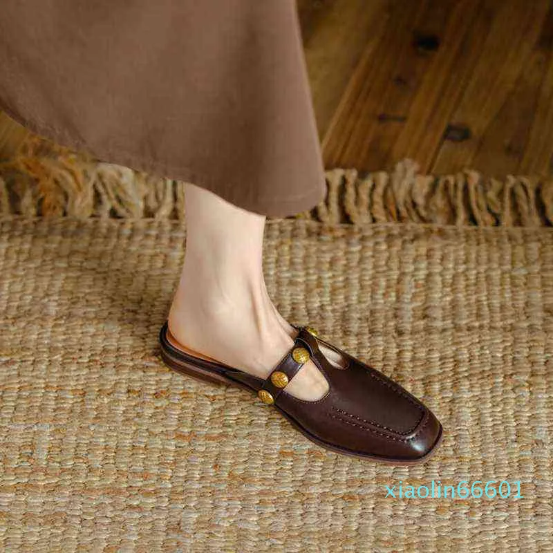 패션 - 여름 여성 신발 분할 가죽 덮여 발가락 Chunky 발 뒤꿈치 샌들에 대 한 슬링 백