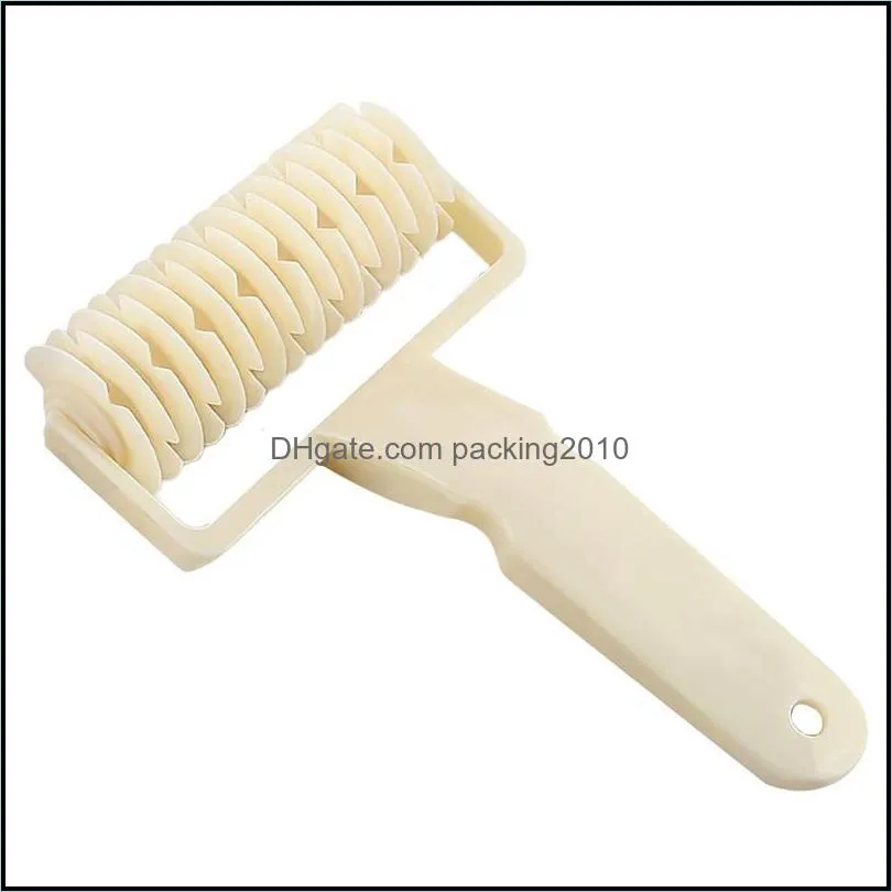 baking & pastry tools lattice roller cutter, pie pizza cookie dough household tools(plastic cutter)