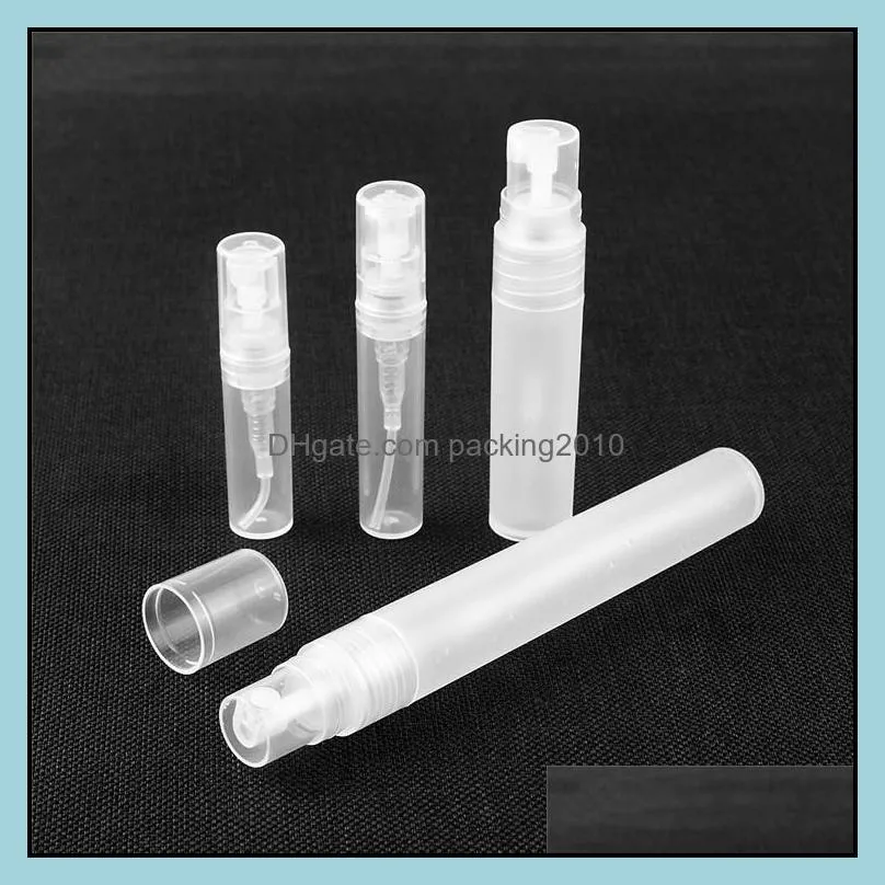 New 2ml 3ml 5ml 10ml plastic Perfume Bottle, Empty Refilable Spray Bottle, Small Parfume Atomizer, Perfume Sample Vials