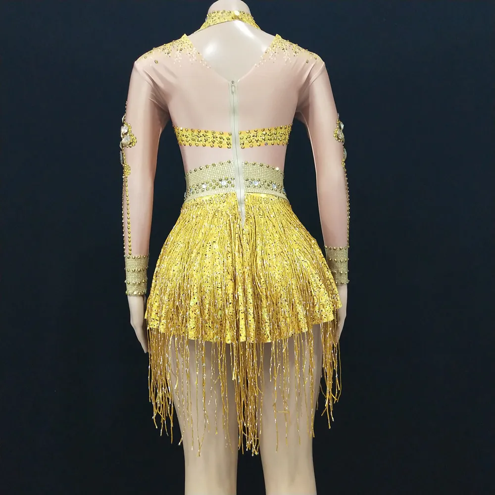 Nightclub Outfits: Gold Rhinestone Tassel Mini Dress... From Zhgyong, $60.15 | DHgate.Com Nightclub Outfits: Gold Rhinestone Tassel Mini Dress... From Zhgyong, $60.15 | DHgate.Com
