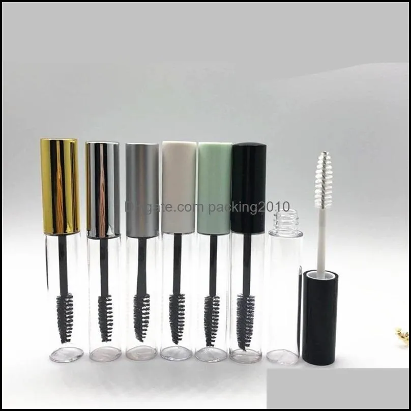 PACKING BELEIDSEN Office School Business Industrial Mascara Make Up Lege Tube Plastic met wimperstandborstel 10 ml transparant draagbaar 1 5