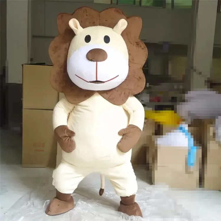 2022 Mascot Kostymer Lion Mascot Kostym Anime Kits Mascotte Tema Fancy Dress Halloween Carnival Kostymer för Vuxen