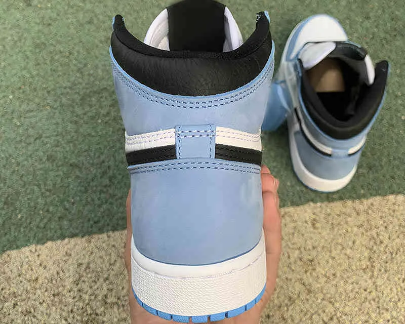 2021 Top quality Jumpman 1 1s OG High University Blue Basketball Shoes classical Men Women sneaker Luxury design Casual running shoe With Box