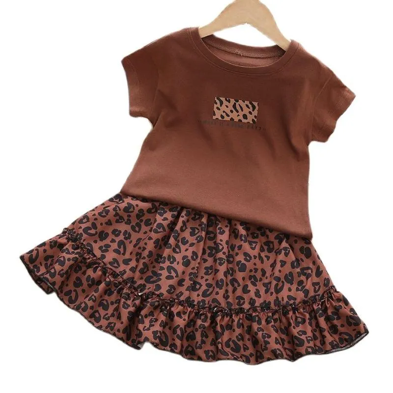 Clothing Sets Girls Summer Clothes Tshirt Skirt For Casual Style Teenage Kid ClothesClothing