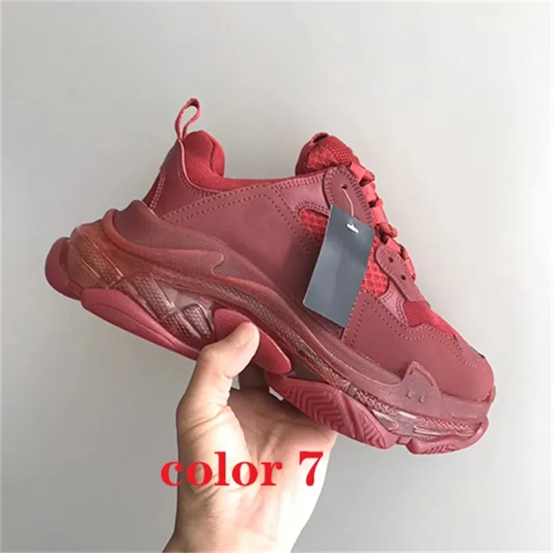 Bulk Triple Sneakers Leather Lace Up Dad Shoes For Women Men Vintage 2024 Clear Bubble Bottom From Tbtgroup 80.19 DHgate.Com