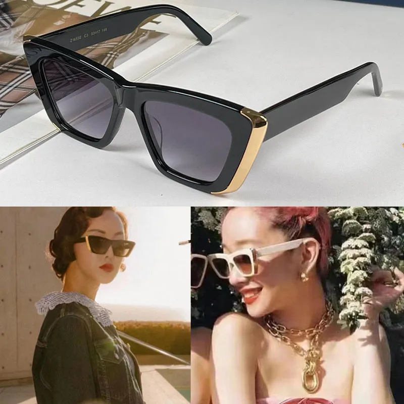 European Hot NOVITÀ Occhiali da sole con stampa incisa Vintage con cerchi grandi Occhiali da sole Uomo Donna Cat Eye Occhiali Shiny Luxury Brand modello Shades Cycling gafas de sol