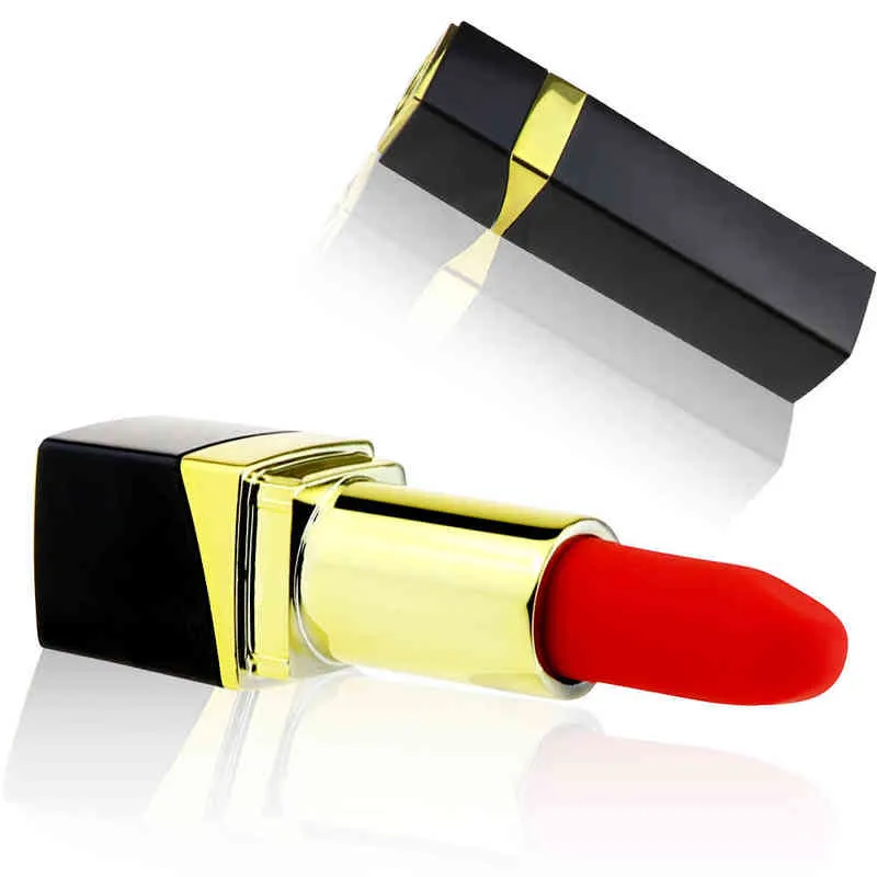 NXY Mini Lipstick Vibrator Speed ​​Justerbar Privacy Bullet Clitoris Stimulator Massage Erotic For Women Adult Products Q0508