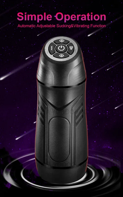 Realistic Male Masturbator Automatic Sucking Vibrating Toy_voghion.com