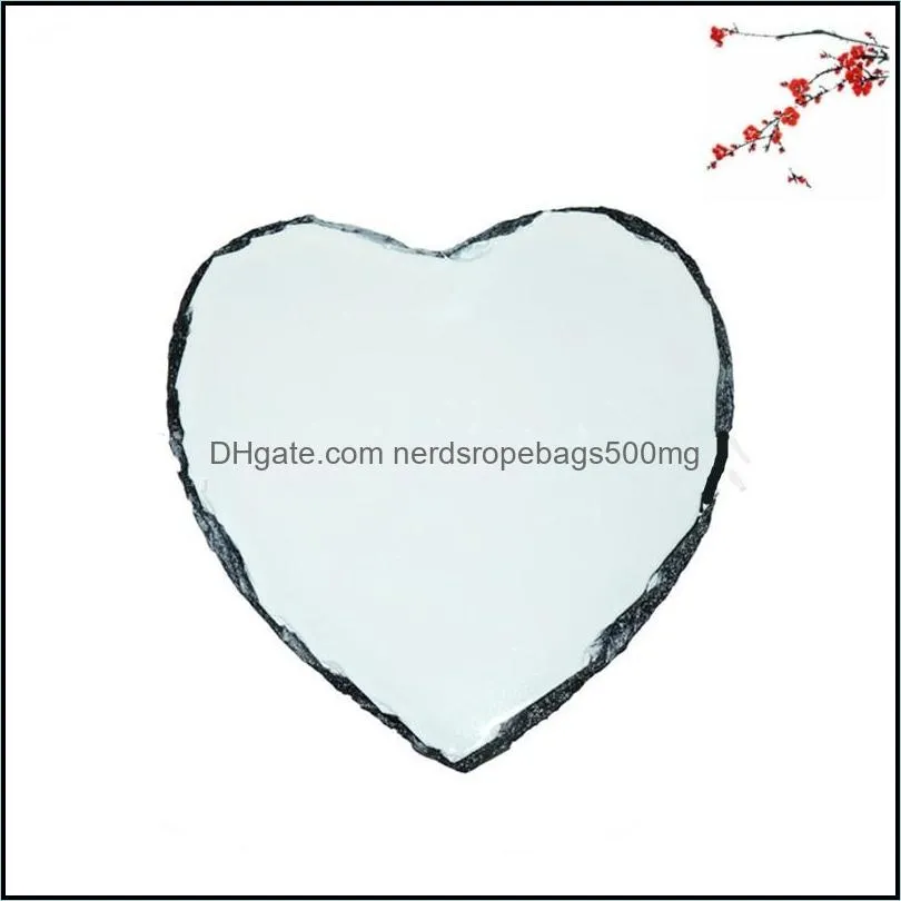 Sublimation Blank Oleograph DIY Love Heart Valentines Day Stone Painting Lovers Home Decor Art Lithograph Couple 9 7ex G2