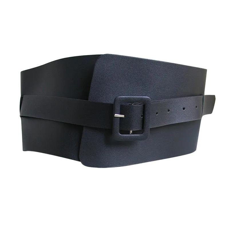 Bälten mode svart brun midja äkta läderbälte klänning kappa dekorerad ceinture lyxbälte bred cummerbundsbältes bältenbälten