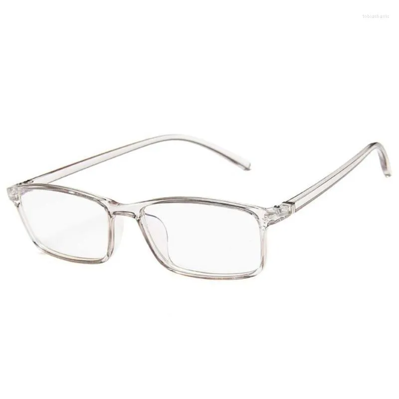 Mode lunettes de soleil cadres classique carré plein cadre mat noir hommes femmes léger optique plaine lunettes clair lunettes