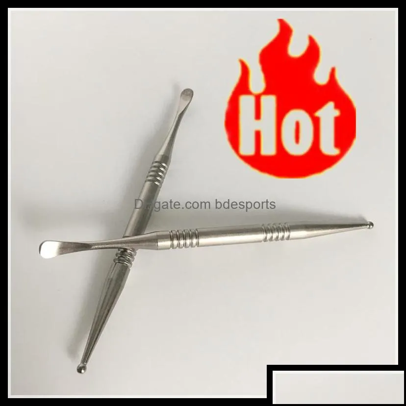 100% Pure Titanium GR2 Titanium Dabber with Ceramic dabber Wax dabber tool for ti Nail