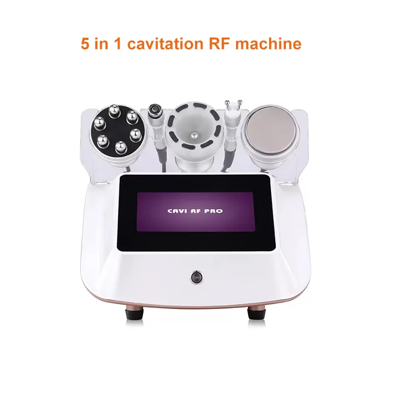 La più nuova multi funzione che dimagrisce il corpo della macchina Face Lift 40k Ultrasonic Cavitation Instrument RF Vacuum Fat loss Beauty Equipment