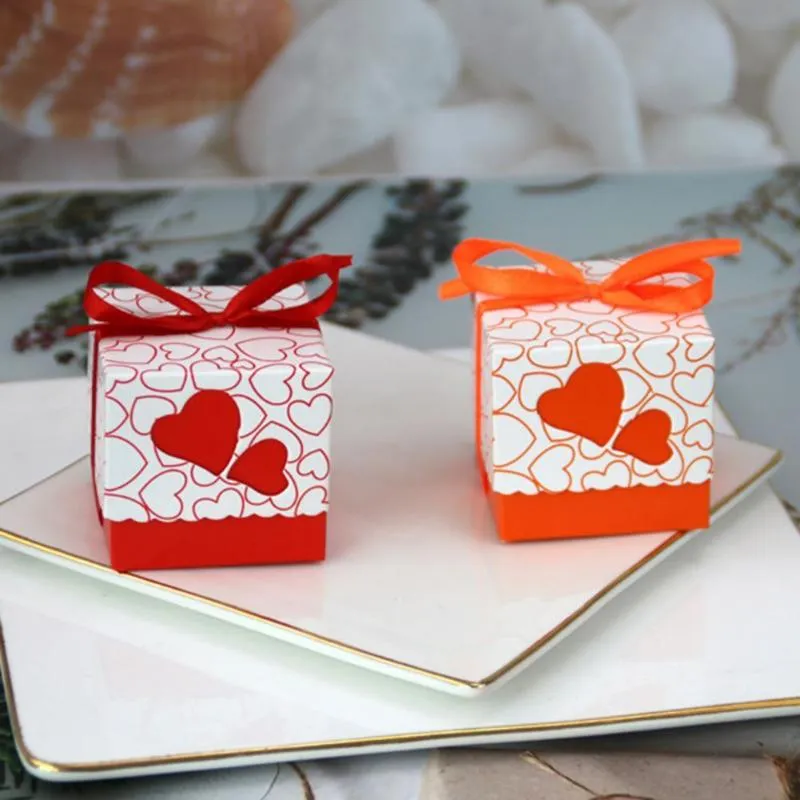 Gift Wrap 50st Fancy Candy Boxes European Style 7 Styles Dekorativa små hållare Boxesgift