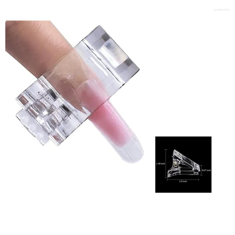 Unghie finte Punte per unghie Set di clip per costruzione rapida Plastica Finto dito Smalto Estensione Stampo Gel UV LED Strumento per manicure Art Builder Prud22