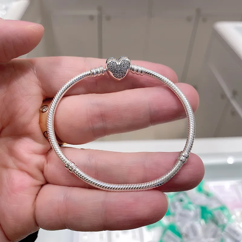 Braccialetti in argento sterling 925 Braccialetti con ciondoli
