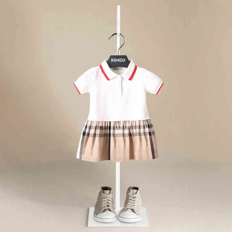 Abiti per ragazze 2021 Summer Toddler Girls Abiti casual Destino Sport Sport Splice Dress per ragazze Costume Principessa G220506