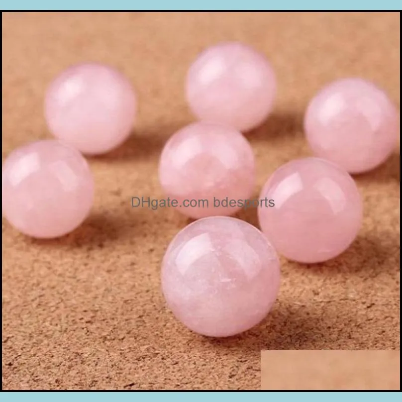 Hot Natural Pink Amethyst Quartz Stone Sphere Crystal Fluorite Ball Healing Gemstone 18mm-20mm Gift For Familly Frie jllmQu xmh_home