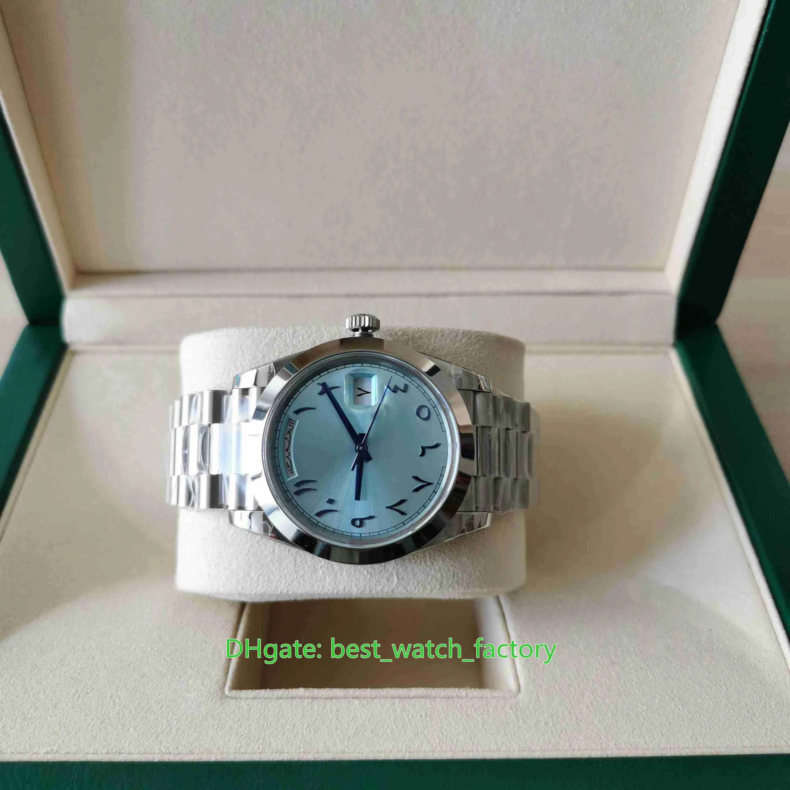 Cal 3255 CAL.3255 Movement Men's Watches 40mm Arab Dial Day-Date - Stainless ...