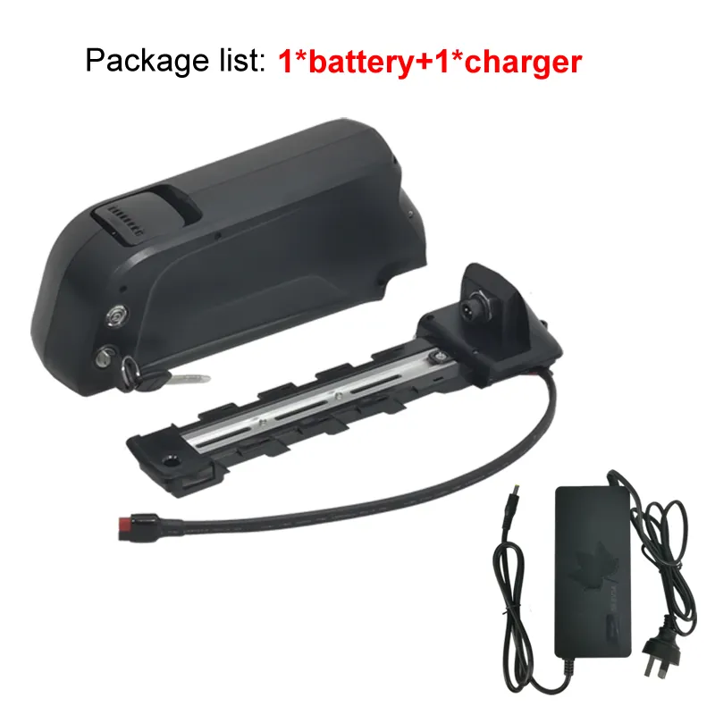 Dolfino della batteria in ebike elettrica con panoramica 18650 celle da 52 V 12,8A AH 48V 14AH 36V 13Ah 20Ah potenti batterie in bicicletta in bicicletta