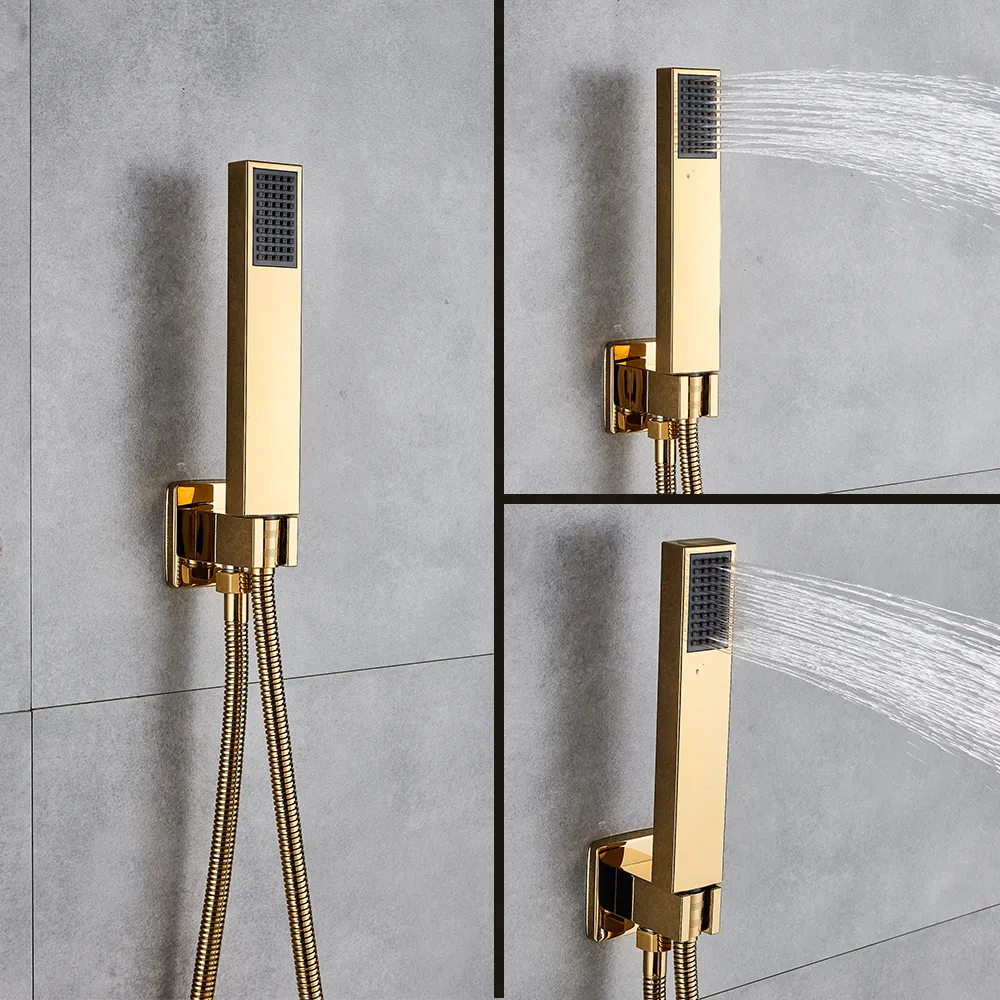 Monte De Pared Golden Shower Freucets Set Ultrathin Lluvia Dorada