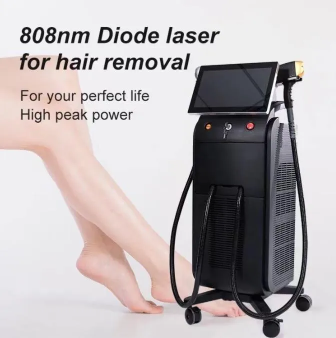 Diode Laser Hair Removal Machine 3 Wavelength 808 755 1064nm Lazer
