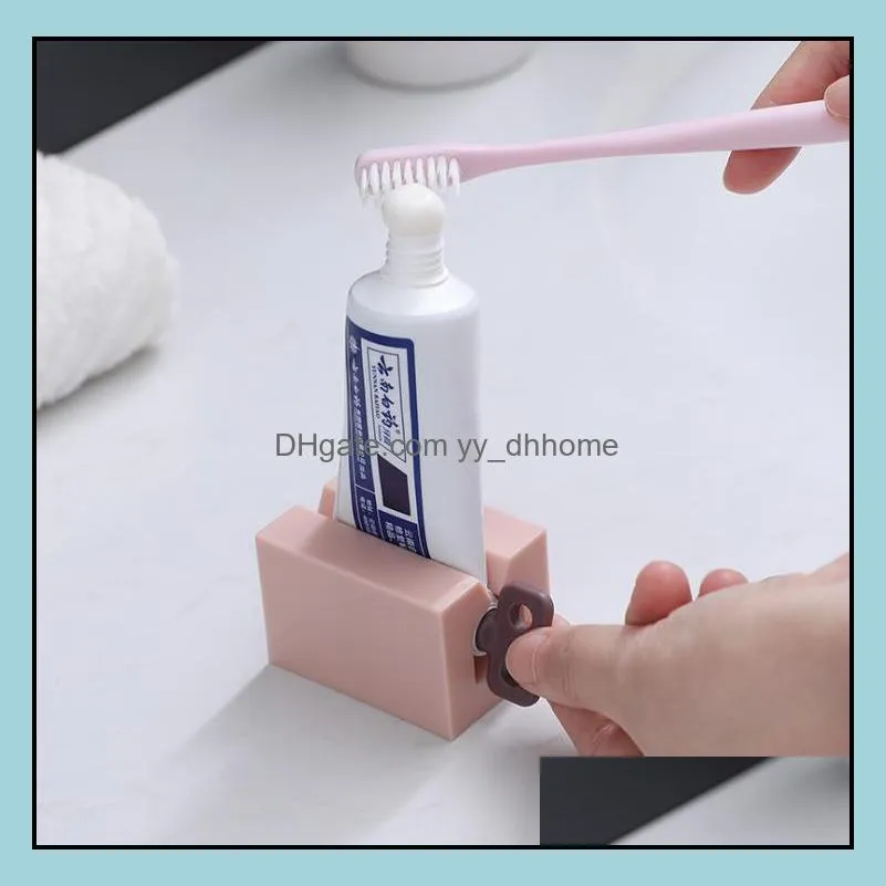 new home multi-functional toothpaste dispenser facial cleanser squeezer clips rolling toothpaste squeezer tube bathroom accessories