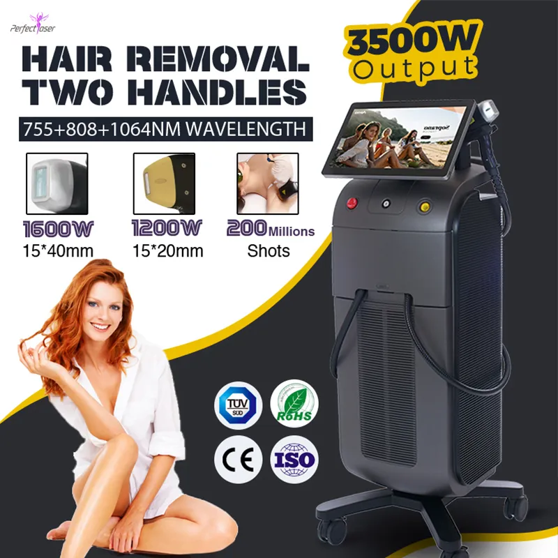 LightSheer 808NM Diode Laser Hair Machines Professional Salon Epilator Hair Remover Lumenis Light Light 3 Длина волны Systerm