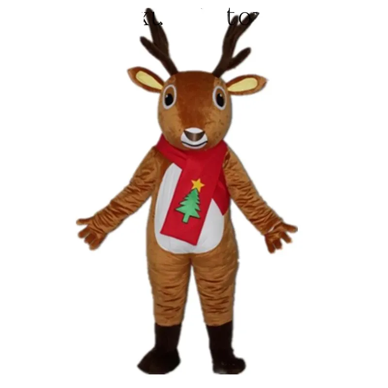 Deer Mascot Costume Set Role-playing Game Dress Costume Christmas Carnival Halloween Event