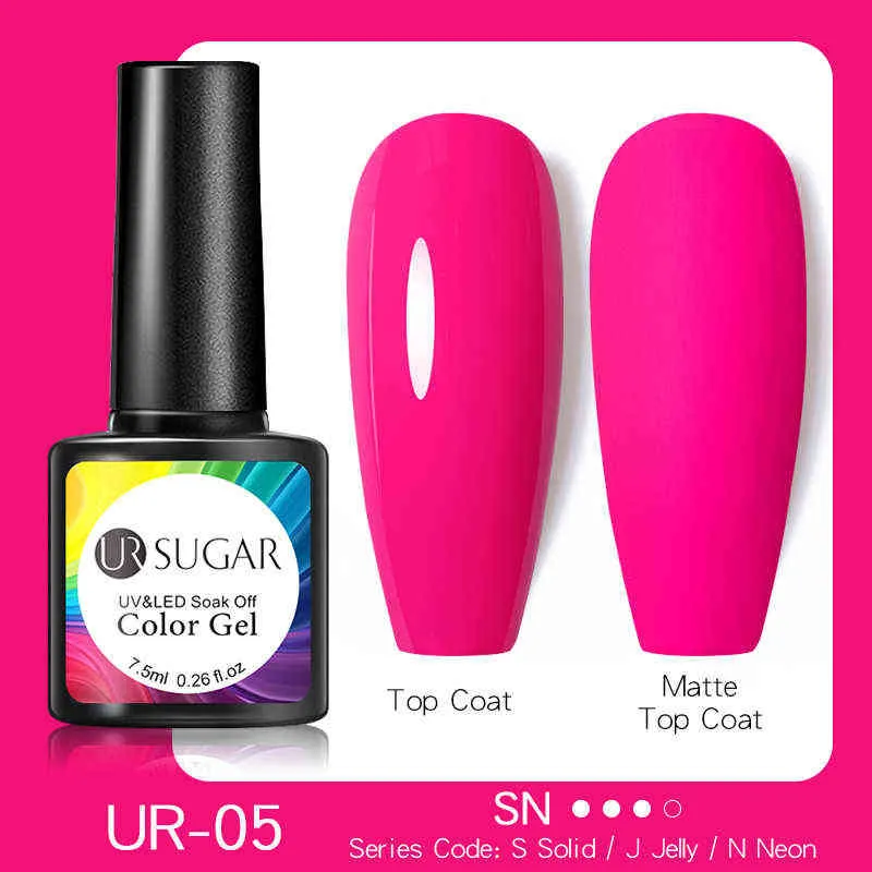 NXY Nail Gel 7 5ml Barnices de esmalte de neón Uñas híbridas fluorescentes para manicura Semi permanente Soak Off Esmalte Uv 0328