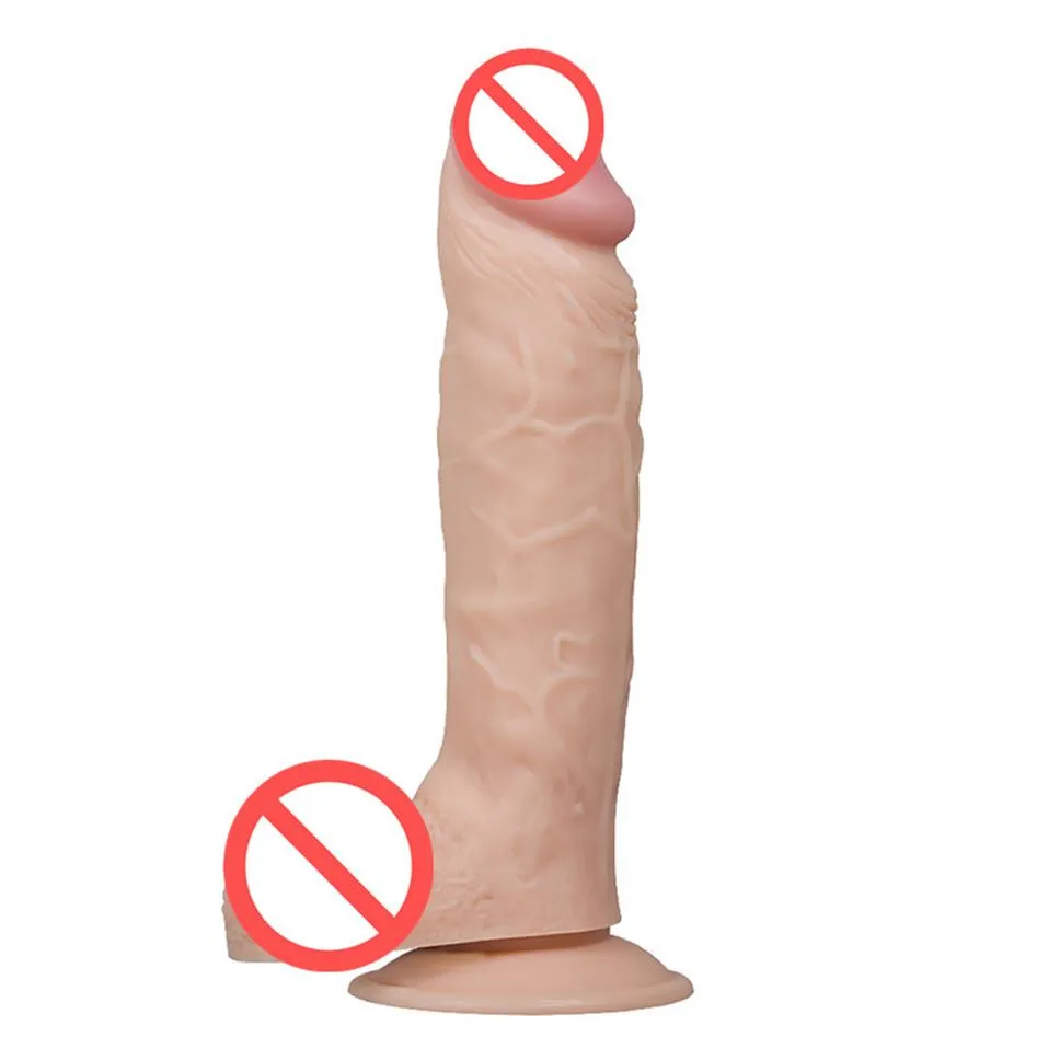 Stimulierendes Dildo-Sexspielzeug, weibliche Masturbatoren, wasserdicht, realistisch, großer Pen2455