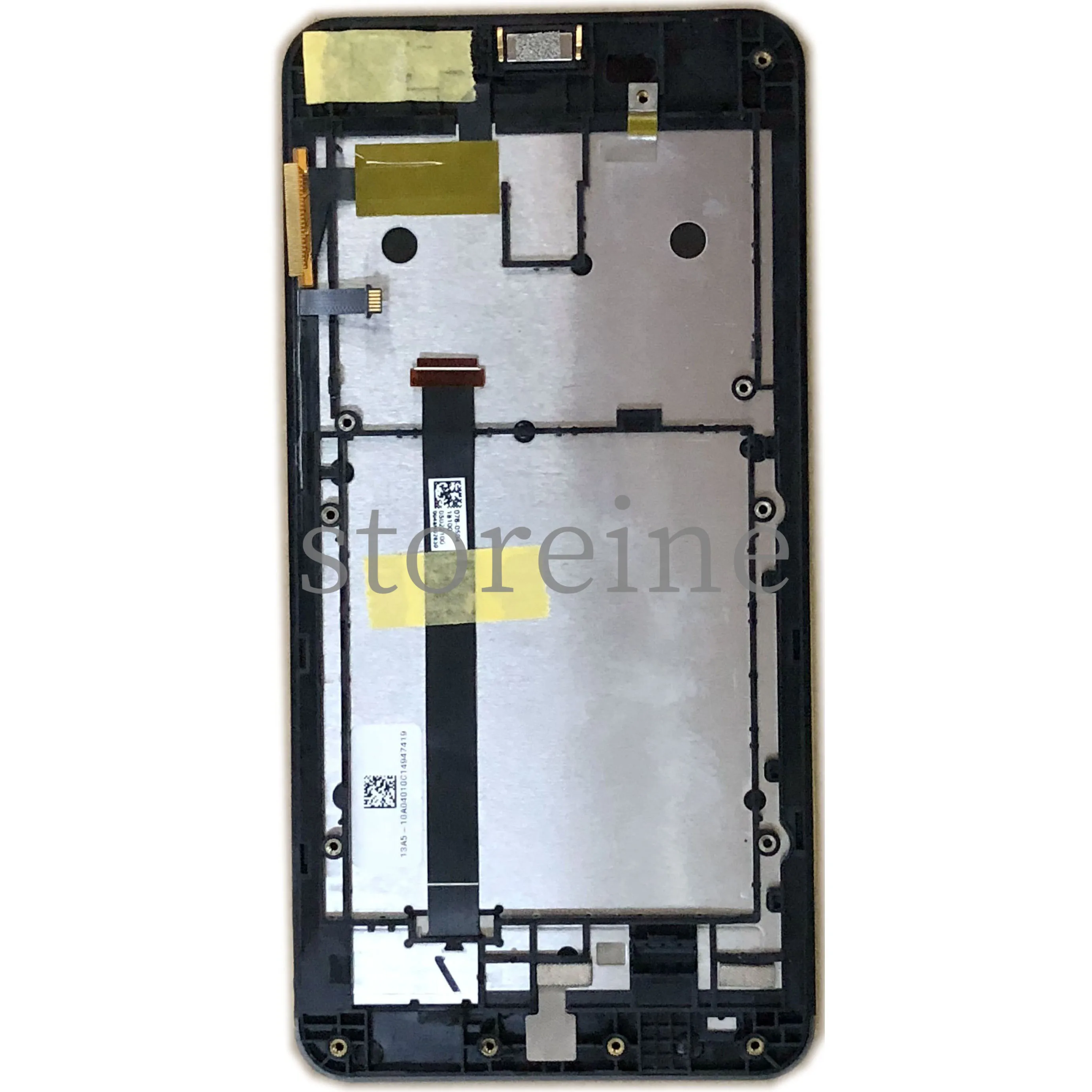 Cadre d'assemblage de capteur de numériseur d'écran tactile d'affichage à LED d'affichage à cristaux liquides de 5 "pour ASUS Zenfone 5 A500CG T00F A501CG A500KL T00J T00P