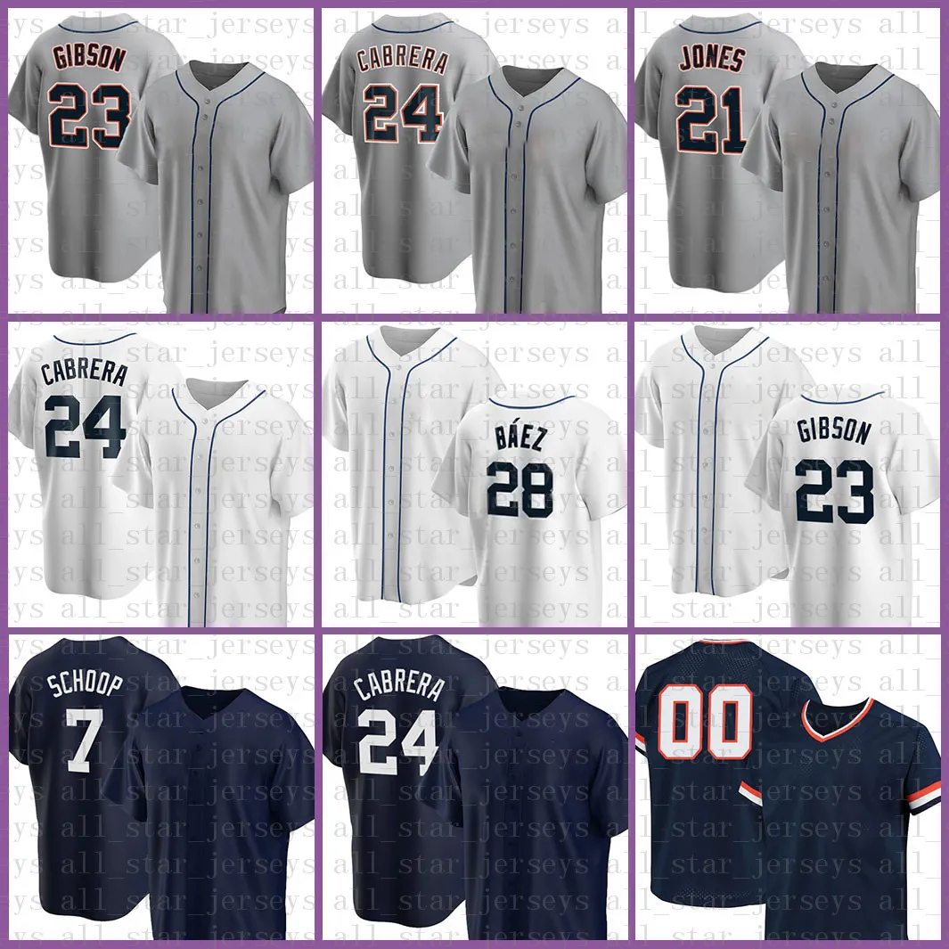 Detroit Baseball Jersey Featuring Javier Baez, Miguel Cabrera, Kirk ...