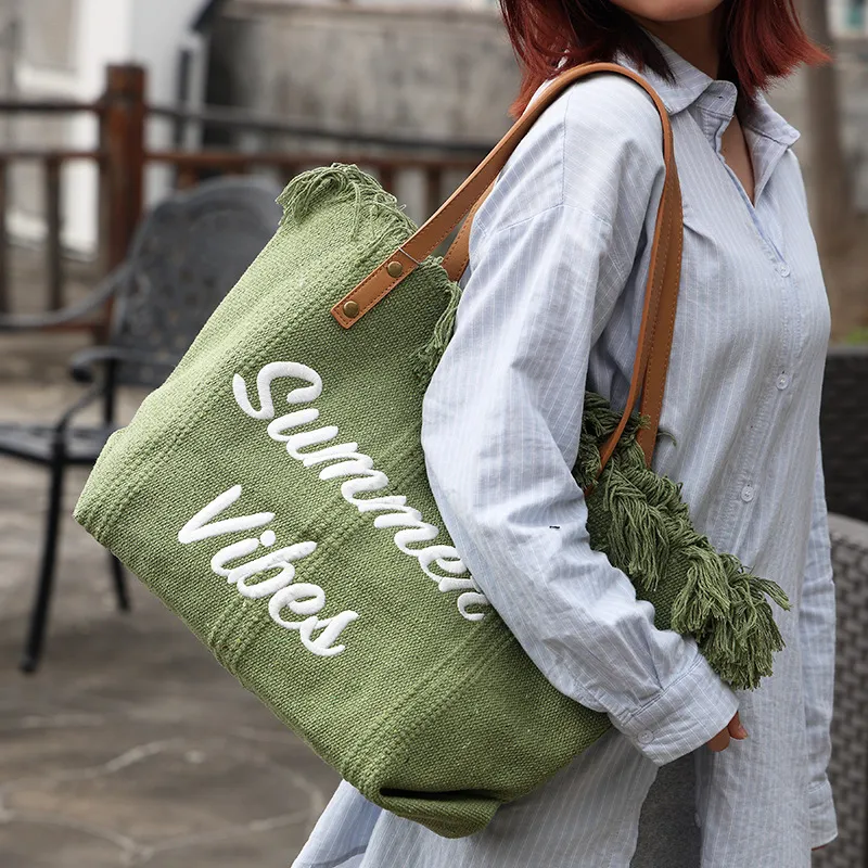 Canvas summer hotsell handbags