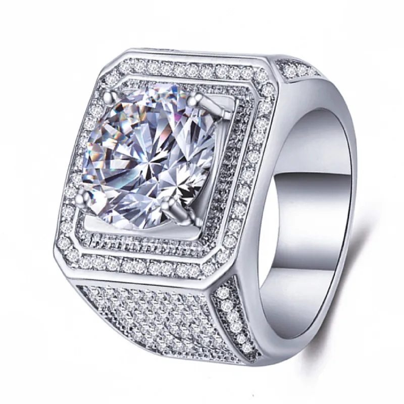 Euros Diamond Ring for Men | Gents ring, Rings for men, Men diamond ring
