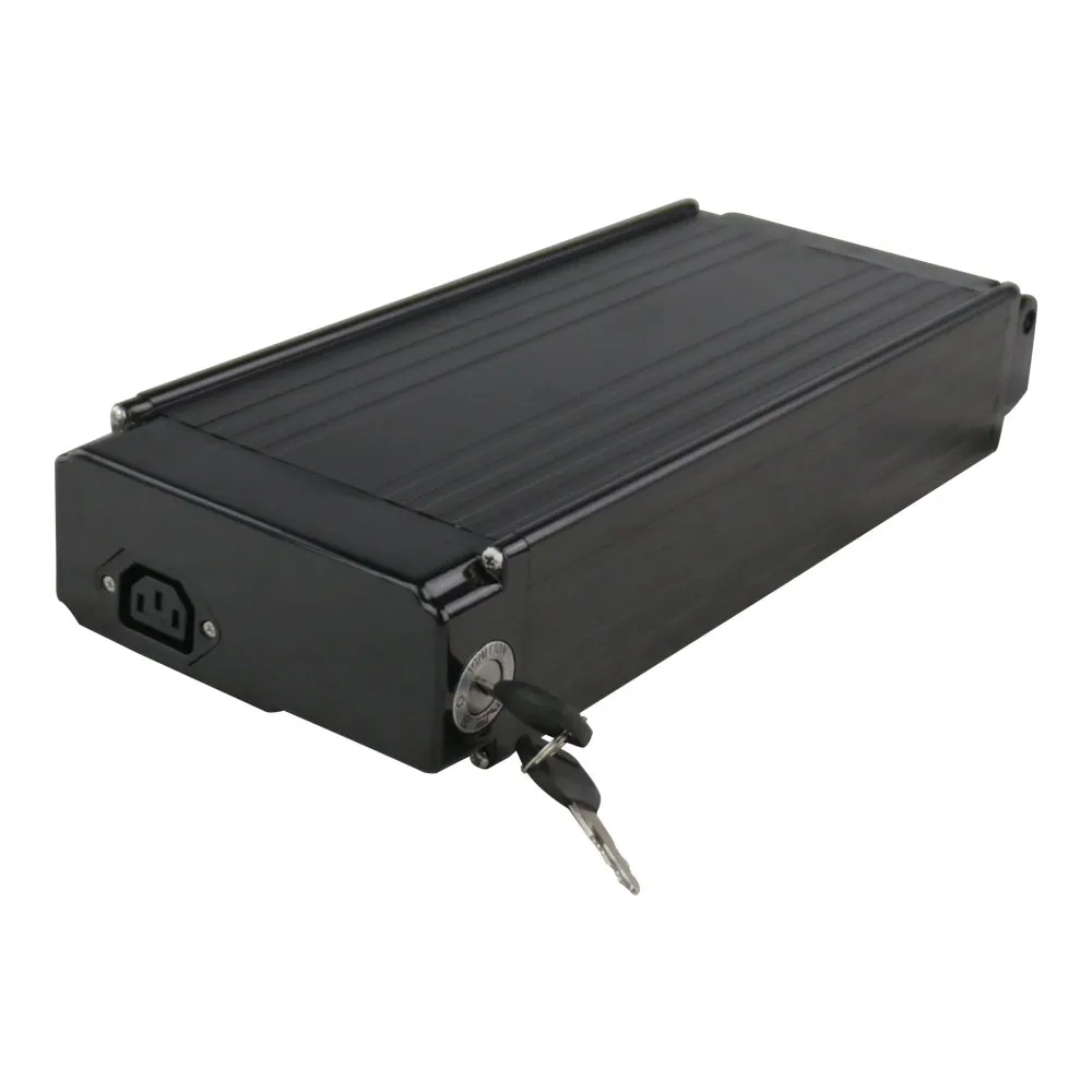 Bakre rack elektrisk cykel akku batterier 36v 48v 10ah 12ah 15ah 14.5Ah 18AH 20AH 1000W 1500W LITIUM EBIKE BATTERI EU US LAW