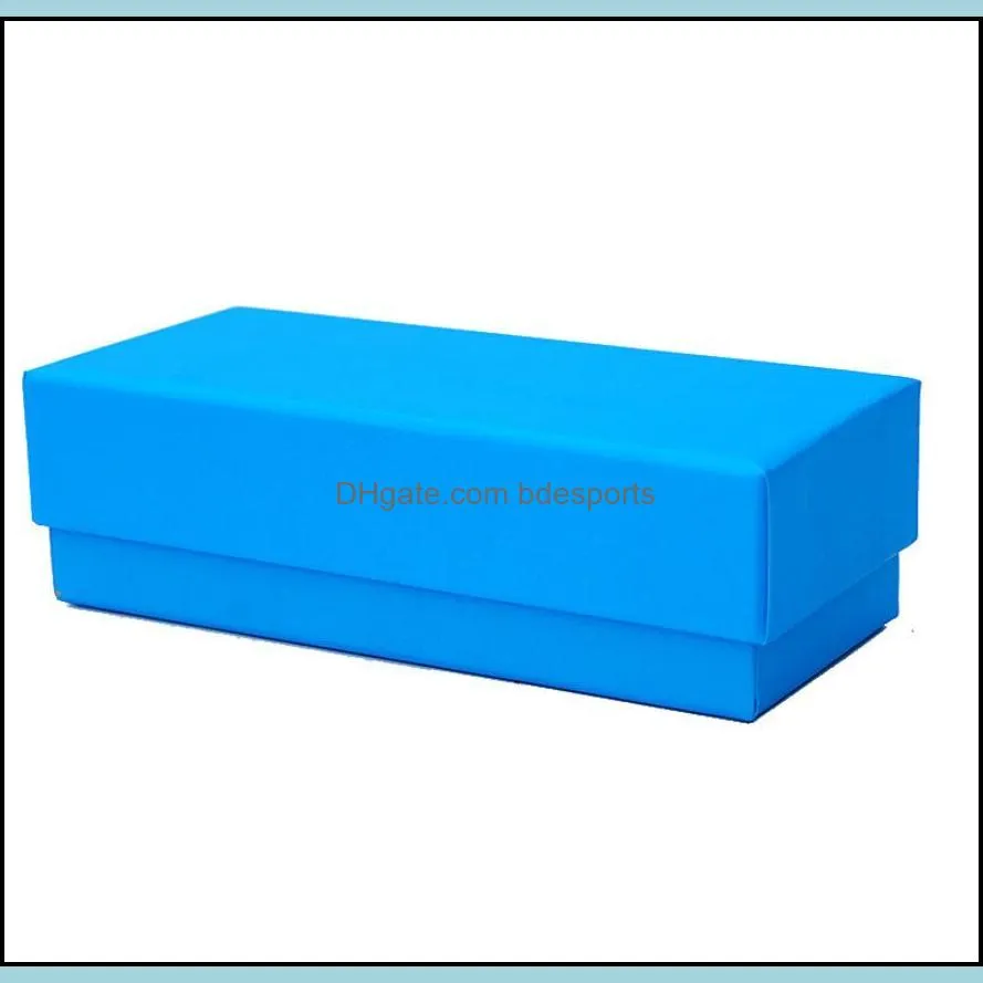 Pure color Pu storage box sky and earth cover sunglasses boxes material high-grade glasses case, special for logo printing Packing