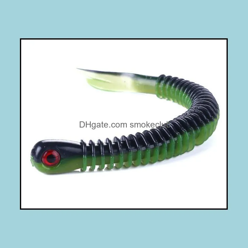 16PCS 15.4cm/5g 6.06in/0.17oz Worm Soft baits soft Worm bait Mixed Swimbait Baits Artificial Bionic baits High-quality!