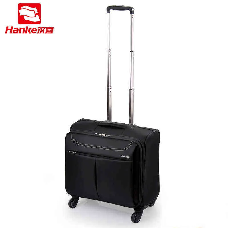 Business Spinner Trolley da viaggio da donna Valigia da viaggio Borsa da imbarco da uomo Trolley in alluminio Valigie con ruote silenziose J220707