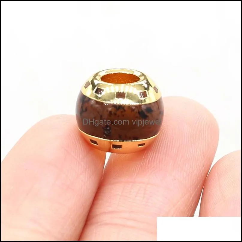 charms fine natural stone pendant round big hole beads phnom penh for jewelry diy necklace bracelet earring accessories making