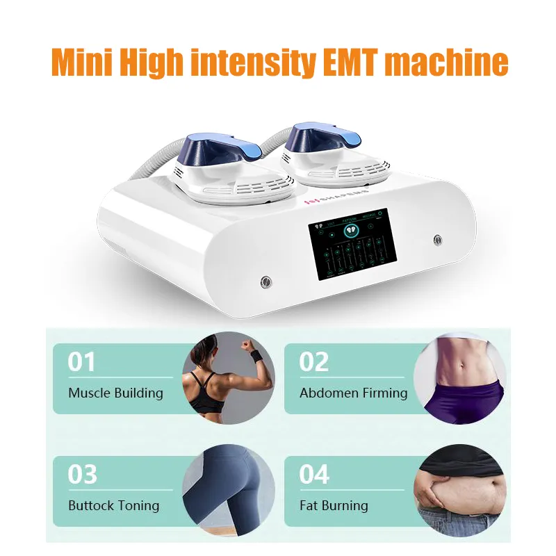 Portable High intensity EMT Emslim rf Machine EMS Muscle Building Stimulator Slimming Body Contouring Tesla Fat Burning Device